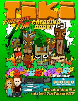 Paperback Fireball Tim TIKI Coloring Book