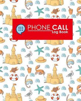 Paperback Phone Call Log Book