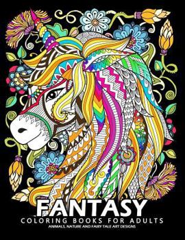 Paperback Fantasy Coloring Books for Adults: Stress-relief Coloring Book For Grown-ups Book