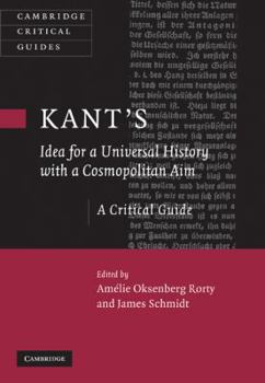 Hardcover Kant's Idea for a Universal History with a Cosmopolitan Aim Book