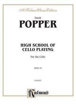 Paperback High School of Cello Playing, Op. 73 (Kalmus Edition) Book