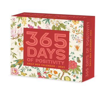 Calendar 365 Days of Positivity 2023 Easel Free Daily Pad Calendar Book