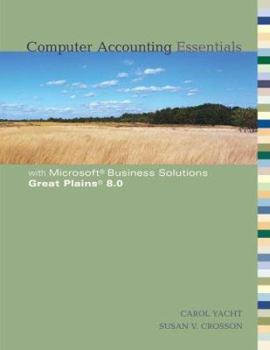 Paperback Computer Accounting Essentials W/Great Plains 8.0 CD Book