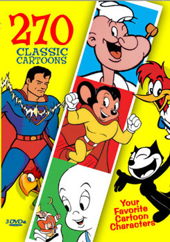 DVD 270 Classic Cartoons Book