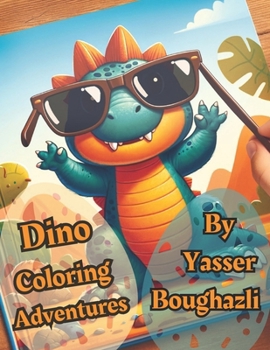 Paperback Dino Coloring Adventures Book
