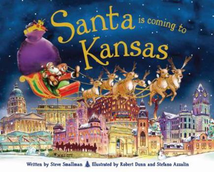 Hardcover Santa Is Coming to Kansas Book