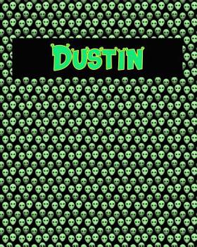 Paperback 120 Page Handwriting Practice Book with Green Alien Cover Dustin: Primary Grades Handwriting Book