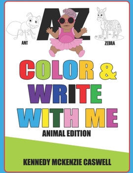 Paperback Color & Write With Me: Animal Edition Book