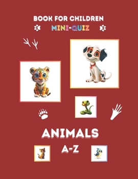 Paperback Animals A-Z, colorful book for children: paperback, 25 pages, 8.5 x 11" Book