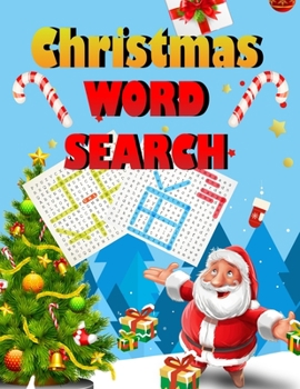 Paperback Christmas word search.: Easy Large Print Puzzle Book for Adults, Kids & Everyone for the 25 Days of Christmas. Book