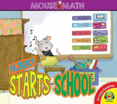 Library Binding Albert Starts School Book