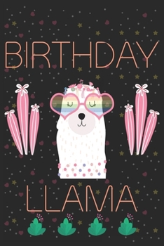 Birthday llama: A 121 page cute fitness journal for fitness lover, fitness planner for women , fitness planner for men & log book for fitness