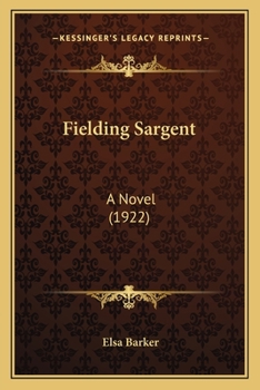 Paperback Fielding Sargent: A Novel (1922) Book