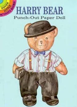 Paperback Harry Bear Punch Out Paper Doll Book