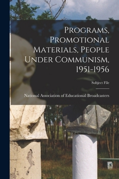 Paperback Programs, Promotional Materials, People Under Communism, 1951-1956 Book