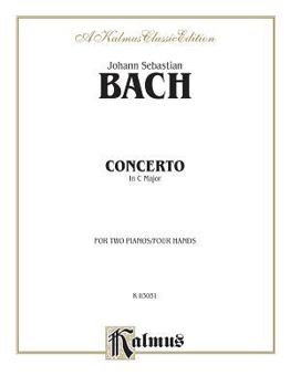 Paperback Concerto for Two Pianos in C Major (Kalmus Edition) Book