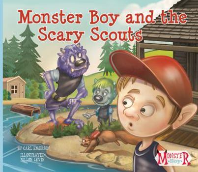 Library Binding Monster Boy and the Scary Scouts Book
