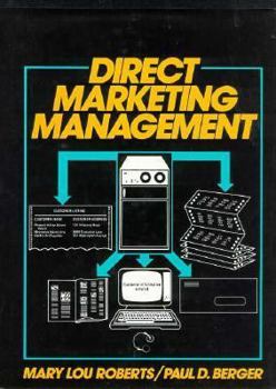 Hardcover Direct Marketing Management Book