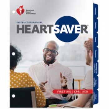 Textbook Binding Heartsaver First Aid CPR/AED Instructor Manual Book