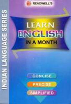 Paperback Learn English in a Month for Hindi Speakers Book