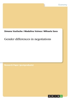 Paperback Gender differences in negotiations Book