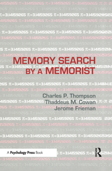 Hardcover Memory Search By A Memorist Book