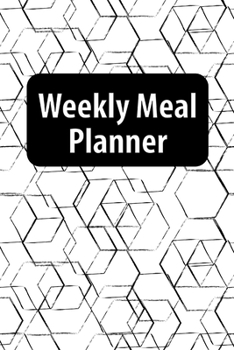 Paperback Weekly Meal Planner: Weekly Food Planer with Grocery List - Easy Diet Plan Notebook for the Week - Minimal Design Journal with Shopping Lis Book