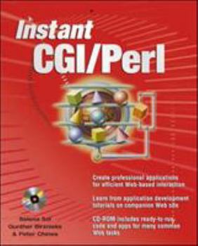 Paperback Instant CGI/Perl [With CDROM] Book