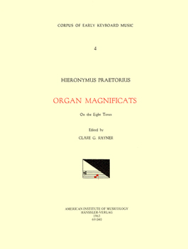 Cekm 4 Hieronymus Praetorius (1560-1629), Magnificats, Edited by Clare G. Rayner: Volume 4