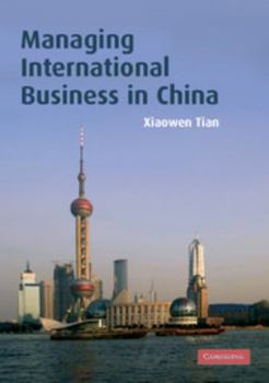 Paperback Managing International Business in China Book