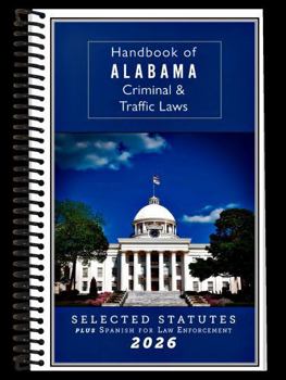 Spiral-bound Handbook of Alabama Laws Book