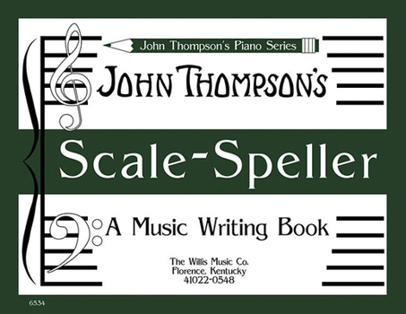 Paperback Scale Speller: A Music Writing Book/Later Elementary Level Book