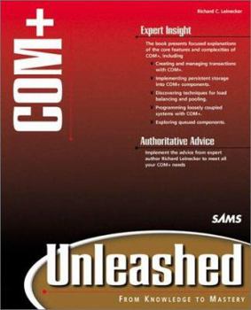 Paperback COM+ Unleashed [With CDROM] Book