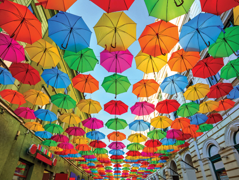 Misc. Supplies Umbrella Street 500-Piece Puzzle Book