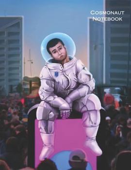 Paperback Cosmonaut Notebook 120 Pages Original Digital Art Science Astronaut Book