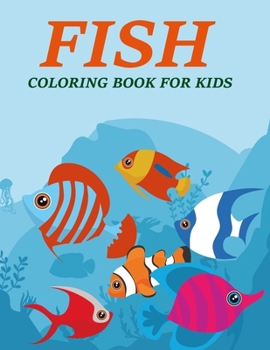 Paperback Fish Coloring Book For Kids Book