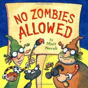Hardcover No Zombies Allowed Book