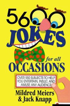 Hardcover 5,600 Jokes for All Occasions Book