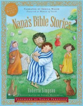 Hardcover Nana's Bible Stories [With CD] Book