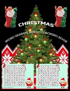 Christmas Word Search Adult Coloring Book: Christmas A Festive Word Search Book