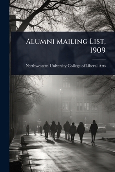 Alumni Mailing List, 1909