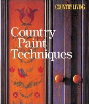Paperback Country Living Country Paint Techniques Book