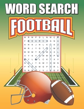 Paperback Word Search Football: Word Find Puzzle Book For Sports Fans Book