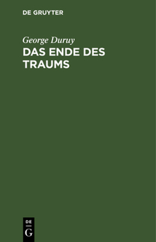 Hardcover Das Ende Des Traums [German] Book