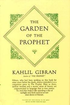 Hardcover Garden of the Prophet Book