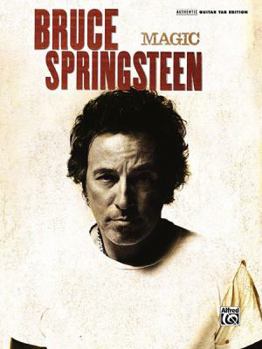 Paperback Bruce Springsteen -- Magic: Authentic Guitar Tab Book