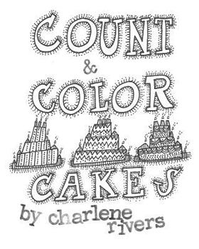 Paperback Count and Color Cakes Book