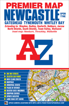 Paperback Newcastle Upon Tyne A-Z Premier Map Book