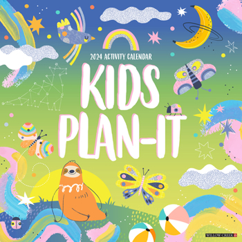 Calendar Kid's Plan It - Activity 2024 12 X 12 Wall Calendar Book