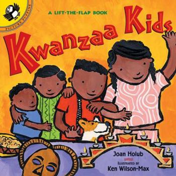 Paperback Kwanzaa Kids (Lift-the-Flap, Puffin) Book